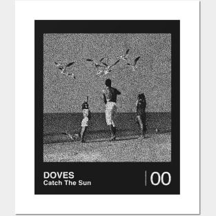 Doves / Catch The Sun / Minimalist Graphic Artwork Design Posters and Art